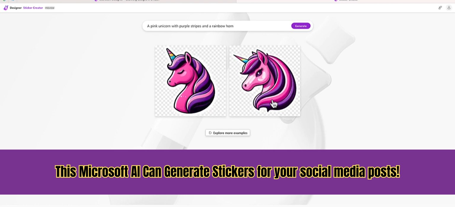 This Microsoft AI Can Generate Stickers for your social media posts!