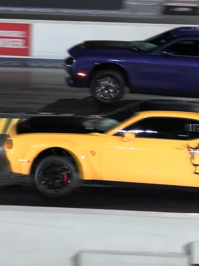 Dodge Demon Challenges Demon 170 to 14-Mile Race, It's a Wheelie-Pulling Fest!