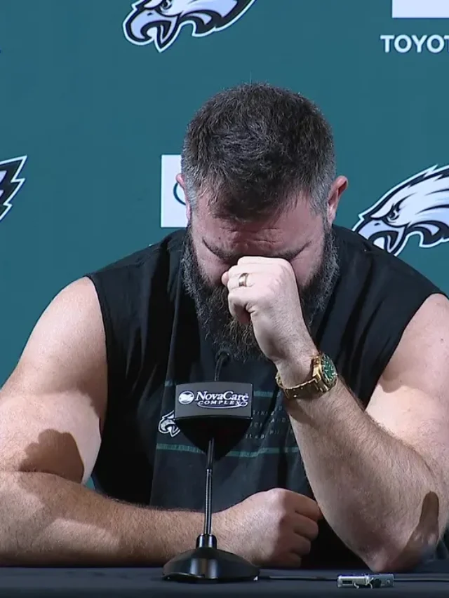 Jason Kelce's emotional retirement speech 1