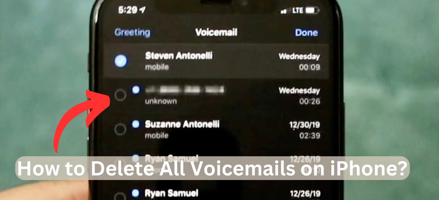 How to delete all voicemails on iphone