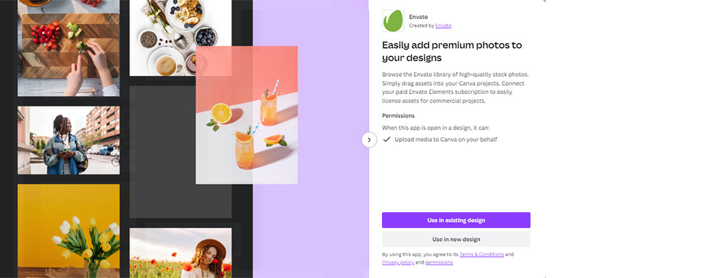 Does Envato work with Canva