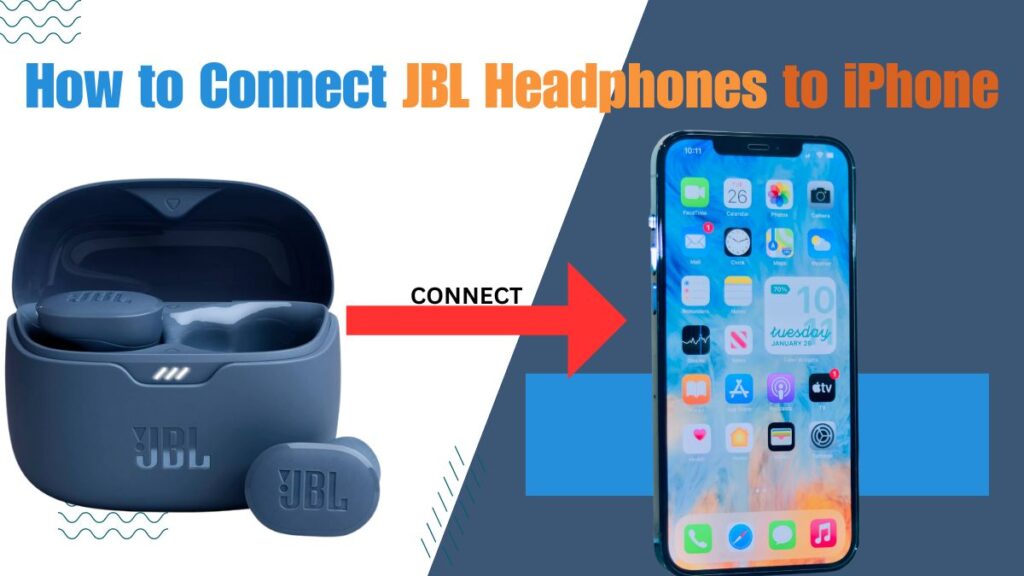 How to connect JBL headphones to iPhone? 