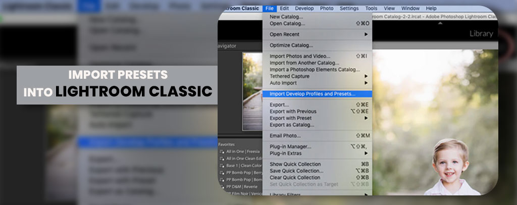 How to import presets into Lightroom Classic