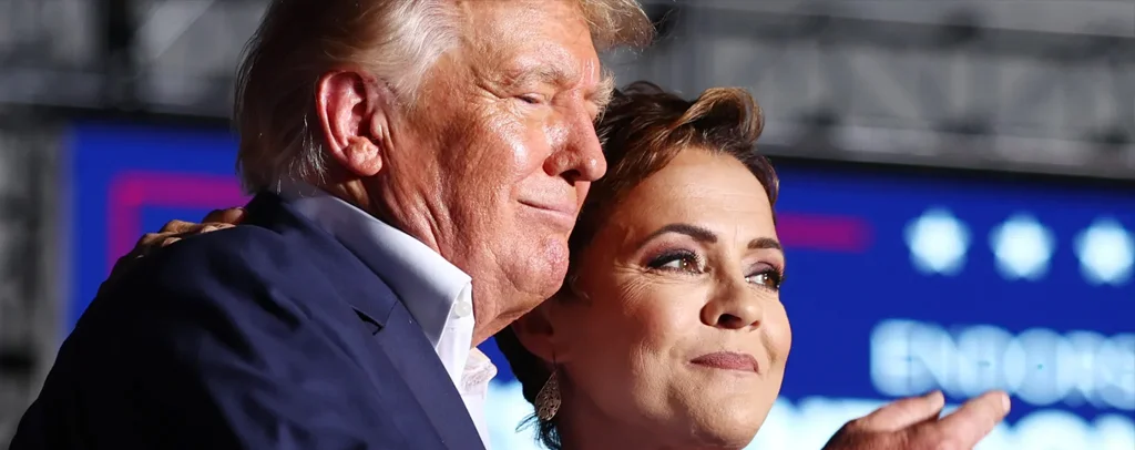 Trump names Voice of America director Kari Lake selects ambassadorship donors. 2 1 4