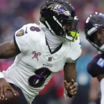 Lamar Jackson surpasses Michael Vick as the NFL quarterback with the most rushing yards