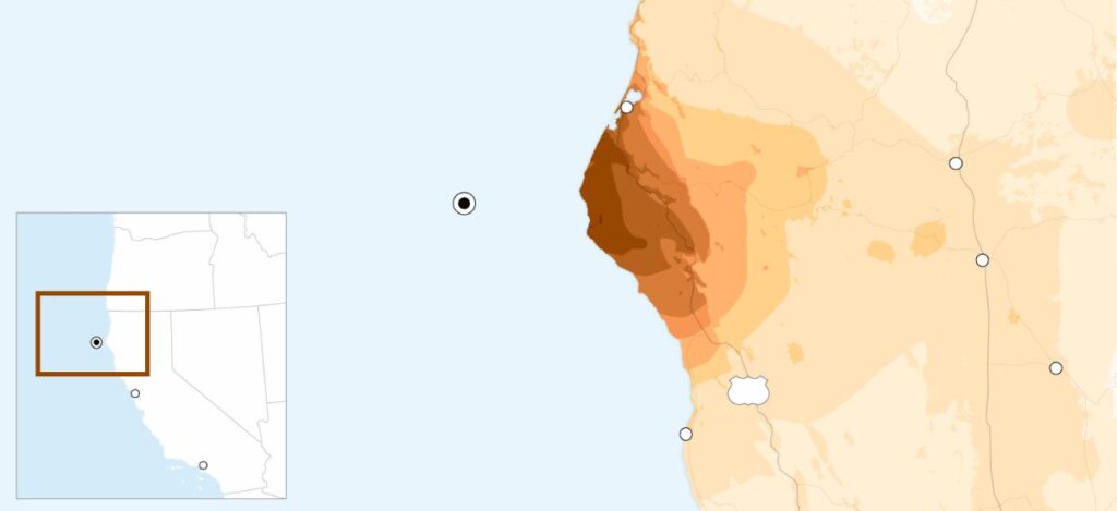 7.0 Magnitude Earthquake Shakes Northern California, Tsunami Warning Canceled