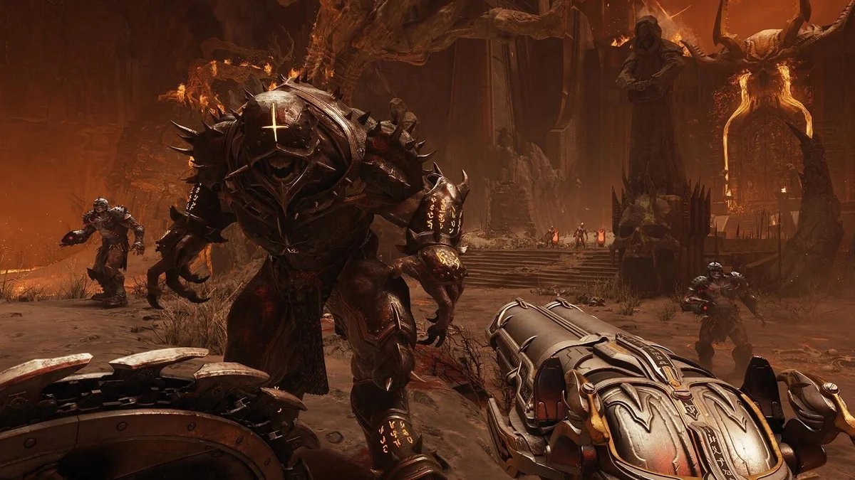 Doom: The Dark Ages substitutes raw, powerful power for Doom Eternal’s acrobatics.