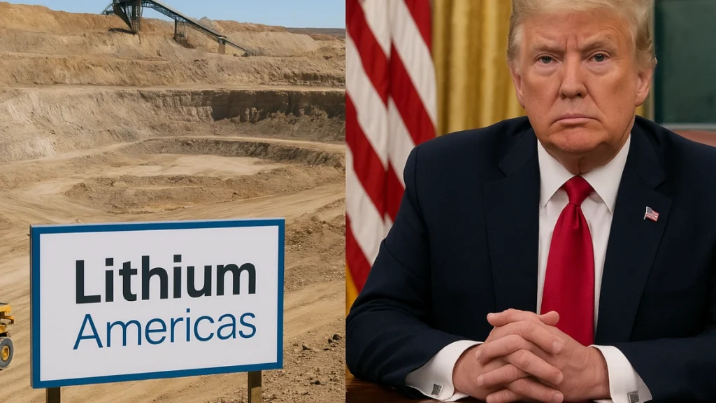 Trump Administration Seeks Equity Stake in Lithium Americas
