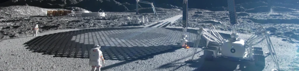 Lunar Infrastructure Roads Power and Data