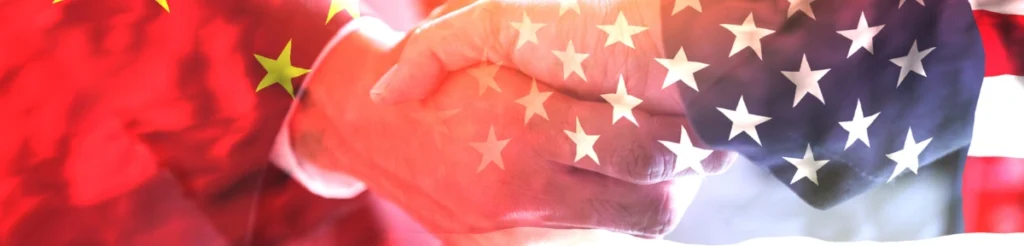 The U.S.–China Rivalry in the Background